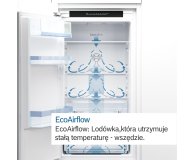 Lodówka do zabudowy Bosch KIV86NSE0 LowFrost 177,2cm 35dB Zawiasy Ślizgowe 267L - 1343491 - zdjęcie 6